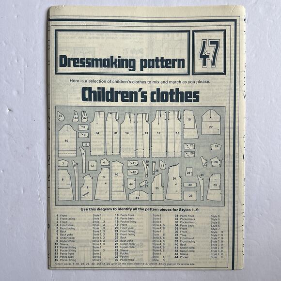 Vintage Designer Sewing Patterns Lot Of 4 Childrens Clothes Skirts Coats Dresses - Picture 2 of 13